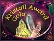 Kristall-Award in Gold (Muster)